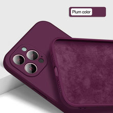 Load image into Gallery viewer, New Soft Silicone Square Phone Case For iPhone 14 13 Pro Max  Back Cover Full Body Protection Cover 13 Pro Shockproof Protective Case
