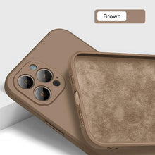 Load image into Gallery viewer, New Soft Silicone Square Phone Case For iPhone 14 13 Pro Max  Back Cover Full Body Protection Cover 13 Pro Shockproof Protective Case
