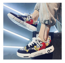 Load image into Gallery viewer, New Sports Mens Flats Sneakers Modern Design Man Running Shoes Mixed Colors Fashion Sports Black Popular Style Running Casual Walking Sneakers
