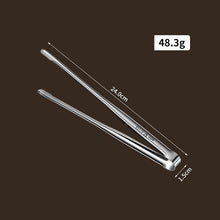 Load image into Gallery viewer, New Stainless Steel Grill Tongs Cooking Utensils For BBQ Baking Silver BBQ Accessories Camping Supplies Kitchen Serving Tongs for Cooking Grilling Baking Bread Salad Buffet Tongs Spatula Metal
