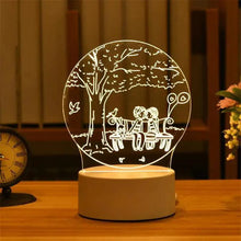 Load image into Gallery viewer, New Sterlling Romantic Love 3D Lamp Heart-shaped Balloon Acrylic LED Night Light Decorative Table Lamp Valentine's Day Sweetheart Wife's Gift
