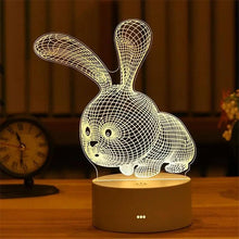 Load image into Gallery viewer, New Sterlling Romantic Love 3D Lamp Heart-shaped Balloon Acrylic LED Night Light Decorative Table Lamp Valentine's Day Sweetheart Wife's Gift
