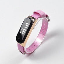 Load image into Gallery viewer, New Student Watch Fashion Woman Watch Touch Electronic Childrens Watch Rectangle Quartz Watch Ultra-Thin Sports Simple Watch Stainless Steel Wrist Watch For Men Women
