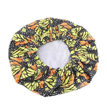 Load image into Gallery viewer, New Stunning Extra Large Satin Lined Bonnet Women Big Size Beauty Print Satin Silk Bonnet Sleep Night Cap Head Cover Bonnet Hat
