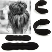 Load image into Gallery viewer, New Style  Black Hair Styling Bun Curler Classic Magic Hair Bun Maker Foam Sponge Bun Twist Hair Shaper For Women
