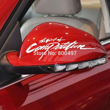 Load image into Gallery viewer, New Style Car Styling Creative The Spirit of Competition Sport Style Car Body Car Front Cover Sticker Decal Reflective Sticker Auto Light Eyebrow Reflective Decals Car Bumper Stickers Decorative Rear Mirror Vinyl Decal
