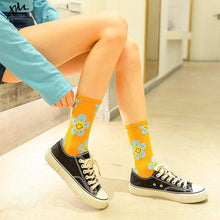 Load image into Gallery viewer, New Style Cartoon Flower Women Socks Kawaii Socks Breathable Spring Autumn Casual Socks Beautiful Girls Socks For Women
