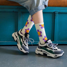 Load image into Gallery viewer, New Style Cartoon Flower Women Socks Kawaii Socks Breathable Spring Autumn Casual Socks Beautiful Girls Socks For Women
