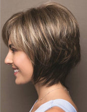 Load image into Gallery viewer, New Style Women Synthetic Mixed Blonde Brown Short Wigs Natural Hair Wigs Heat Resistant Hair Wig for Women Bob Wigs For Black Women Gifts For Black Women
