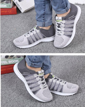 Load image into Gallery viewer, New Stylish Women Running Shoes Outdoor Walking Jogging Sneakers Lace Up Mesh Athletic Shoes Non Slip Lightweight Breathable Mesh Running Sneakers
