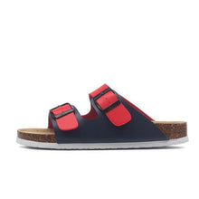 Load image into Gallery viewer, New Summer Beach Slippers Casual Double Buckle Non-slip Clogs Slides Women Slip On Flip Flop Women's Comfort Slides Double Buckle Adjustable EVA Flat Sandals
