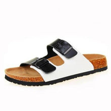 Load image into Gallery viewer, New Summer Beach Slippers Casual Double Buckle Non-slip Clogs Slides Women Slip On Flip Flop Women's Comfort Slides Double Buckle Adjustable EVA Flat Sandals
