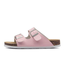 Load image into Gallery viewer, New Summer Beach Slippers Casual Double Buckle Non-slip Clogs Slides Women Slip On Flip Flop Women's Comfort Slides Double Buckle Adjustable EVA Flat Sandals
