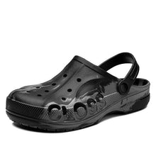 Load image into Gallery viewer, New Summer Shoes For Men Blue Clogs Painted Garden Shoes Breathable Beach Flat Sandals Garden Clogs Classic Mules Anti-Skid Rubber Sole Slip On Summer Clogs
