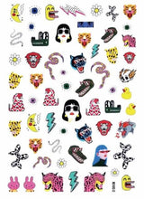 Load image into Gallery viewer, New Super Thin Self-Adhesive  Letter 3d Nail Decal Stickers Manicure Nail Art Decoration Accessories Holographic Old English Character Nail Self-Adhesive Sticker English Font Design Manicure Design Water Sliders Decorations Accessories
