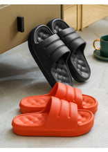 Load image into Gallery viewer, New Thicker EVA Sofa Slides Sole Soft Indoor Slippers Men Women Anti-Slip Sandals Summer Bathroom Platform Shoes Open Toe Soft Slippers Thick Lightweight Non-Slip Shower Bath Cloud Slides Pool Gym House Sandals
