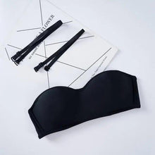 Load image into Gallery viewer, New Trendy Invisible Bras Bralette Underwear Women's Push Up Strapless Bra Wedding Brassiere Underwired Back 1/2 Cup
