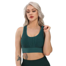 Load image into Gallery viewer, New Trendy Women's T-shirts Workout Sports Bra Yoga Vest Backless Solid Quick Dry Running Gym Sport bra Yoga Shirts
