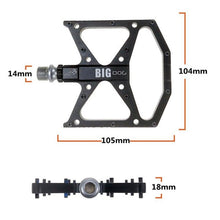 Load image into Gallery viewer, New Ultralight Bicycle Pedals Part Anti-Slip Aluminum Body Road Flat Foot Cycling Sealed 3 Bearing Mountain Bike Pedal Mountain Bike Pedals, Ultra Strong  Machined Bicycle Flat Alloy Pedals Non-Slip
