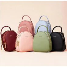 Load image into Gallery viewer, New Versatile Big Capacity 3 Layer Women Backpack Fashionable Small Backpack For Ladies Soft Leather Shoulder Crossbody bag for Female

