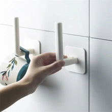 Load image into Gallery viewer, New Vigorous 1Pc Kitchen Self-adhesive Accessories Under Cabinet Paper Roll Rack Towel Holder Tissue Hanger Storage Rack for Bathroom Toilet

