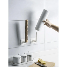 Load image into Gallery viewer, New Vigorous 1Pc Kitchen Self-adhesive Accessories Under Cabinet Paper Roll Rack Towel Holder Tissue Hanger Storage Rack for Bathroom Toilet
