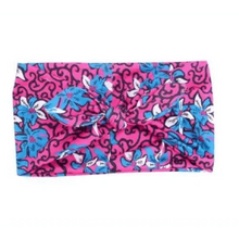 Load image into Gallery viewer, New Vintage African Print Stretch Bandana Head Wrap Long Scarf satin Floral Women Party Turban Headwear Cap Hair Accessories
