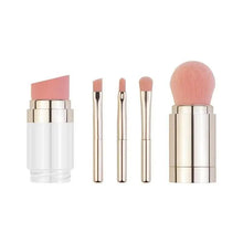 Load image into Gallery viewer, New Vintage Style 4 In 1 Makeup Brushes For Foundation, Eyebrow Shadow, Eyeliner Blush Powder, Brush Cosmetic And Concealer Professional Makeup Brush
