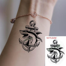Load image into Gallery viewer, New Waterproof Temporary Sticker Tattoo Flame Heart Star Element Body Art Cute Small Tattoos For Kids Womens
