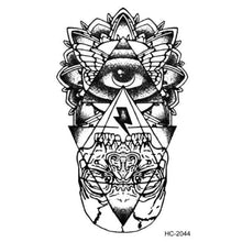 Load image into Gallery viewer, New Waterproof Temporary Wolf Sticker Tattoo Mens Modern Tattoo Realistic Design
