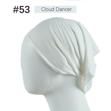 Load image into Gallery viewer, New Winter Autumn Soft Solid Color Inner Hijab  Cap Lightweight Muslim Turban Elegant Hijab Caps Hat Islam Under Scarf  Undercap Bonnet Color Soft Jersey Stretch Hijab's Tube Cap Hat Hijab Bonnet Muslim Women Scarf Turbans Head For Women
