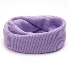 Load image into Gallery viewer, New Winter Autumn Solid Color Soft Cashmere Knit Ring Scarves Neck Warmer Elastic Neck Gaiter Head Wrap Headwear Comfort Collar Female Winter One Loop Scarf For Women

