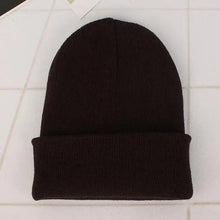 Load image into Gallery viewer, New Winter Hats for Women Men Beanies Knitted Solid Cool Hat Girls Autumn Female Beanie Warm Bonnet Casual Cap For Winter  Knitted Autumn Winter Cap Warm Elastic Winter Women and Men Hat

