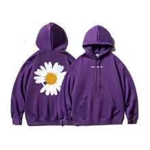 Load image into Gallery viewer, New Winter Loose Hooded Sweatshirts Men Thicken Warm Coat Hoodies Male Oversize Pullovers Sweatshirt Women Sunflower Printed Long Sleeve Pullover Sweatshirts Loose Drawstring Hoodie
