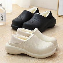 Load image into Gallery viewer, New Winter Women Slipper Soft Bottom Plush Home Shoes  Slippers Indoor Waterproof Non-Slip Memory Foam Comfy Fluffy Fur Memory Foam Boots House Shoes Thick Sole 6cm
