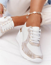 Load image into Gallery viewer, New Women Casual Shoes Height Increasing Sport Elegant Shoes Air Cushion Comfortable Sneakers Women's Vulcanize Shoes Sports Breathable Sneakers
