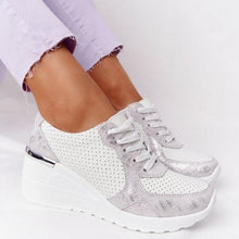 Load image into Gallery viewer, New Women Casual Shoes Height Increasing Sport Elegant Shoes Air Cushion Comfortable Sneakers Women's Vulcanize Shoes Sports Breathable Sneakers

