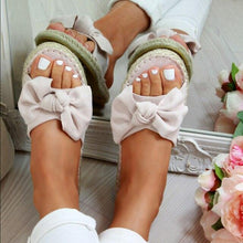 Load image into Gallery viewer, New Women Cute Slippers Open Toe  Casual Shoes Outdoor Beach Flops Unisex Cute Soft Sole Indoor Bedroom Slippers Beautiful Comfort Slip-On House Shoes Spa Sandals For Indoor Outdoor Anti-Skid Sole
