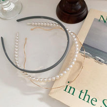 Load image into Gallery viewer, New Women Elegant Full Pearls Simple Hairbands Sweet Headband Hair Hoops Holder Ornament Head Band Lady Fashion Hair Accessories
