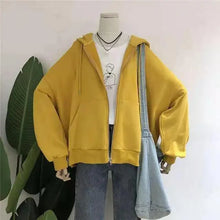Load image into Gallery viewer, New Women Hoodie Version Loose Thin Long Oversized Sweatshirts Women Pink Women's Sweatshirt With A Hood Hoodies Hooded Jacket Female Long Sleeve Hooded Streetwear Hoodie

