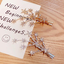Load image into Gallery viewer, New Women Luxury Elegant Shining Full Stars Silver Gold Hair Clips Sweet Hair Ornament Headband Hairpin Fashion Hair Accessories For Women

