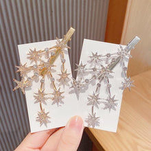Load image into Gallery viewer, New Women Luxury Elegant Shining Full Stars Silver Gold Hair Clips Sweet Hair Ornament Headband Hairpin Fashion Hair Accessories For Women
