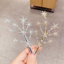 Load image into Gallery viewer, New Women Luxury Elegant Shining Full Stars Silver Gold Hair Clips Sweet Hair Ornament Headband Hairpin Fashion Hair Accessories For Women
