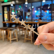 Load image into Gallery viewer, New Women Luxury Elegant Shining Full Stars Silver Gold Hair Clips Sweet Hair Ornament Headband Hairpin Fashion Hair Accessories For Women
