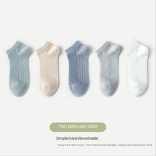 Load image into Gallery viewer, New Women Mesh Short Socks Invisible Ankle Socks Pack Ladies Spring Summer Breathable Thin Boat Socks Set
