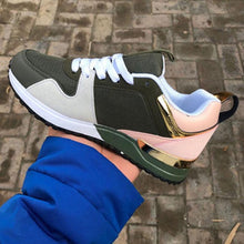 Load image into Gallery viewer, New Women's Breathable Sneakers Fashion Autumn Running And Walking Lace-up Breathable Casual Comfortable Walking Footwear Fashion New Lightweight Sneakers
