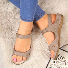 Load image into Gallery viewer, New Women Sandals Soft  Comfortable Flat Sandals Open Toe Beach Shoes Comfortable Flat Sandals Beach Travel Slipper Flip Flops Shoes Slipper Party Sandal Women Slip On Shoes
