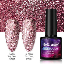 Load image into Gallery viewer, New Womens Fashion Gel Nail Polish UV LED Semi Permanent Matt Glossy Effect Luxury Manicure Design
