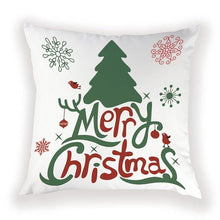 Load image into Gallery viewer, New Year Christmas Decorations Pillows Cover Christmas Décor for Home Christmas Tree Snowflake Snowman Reindeer Home Decor Throw Pillow Case Cushion Cover Santa Merry Christmas Gift Xmas 45x45cm

