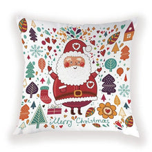 Load image into Gallery viewer, New Year Christmas Decorations Pillows Cover Christmas Décor for Home Christmas Tree Snowflake Snowman Reindeer Home Decor Throw Pillow Case Cushion Cover Santa Merry Christmas Gift Xmas 45x45cm
